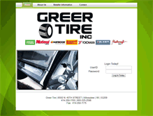 Tablet Screenshot of greertire.com